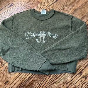 Champion Green Fleece Sweatshirt